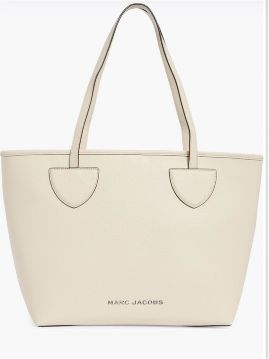 Marc Jacobs Handbags - Marc Jacobs On Your Marc Leather Tote, Marshmallow